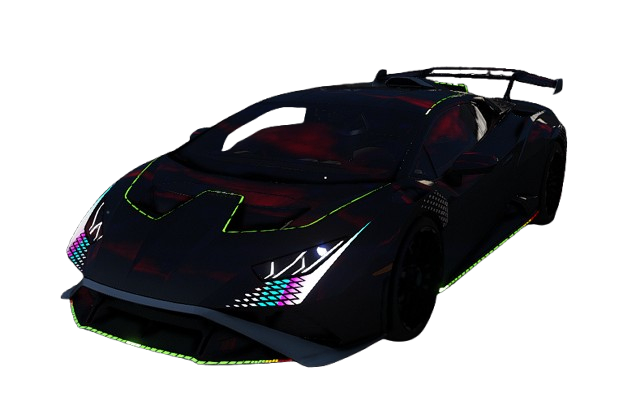 Lambo Colorida 64 Tiros