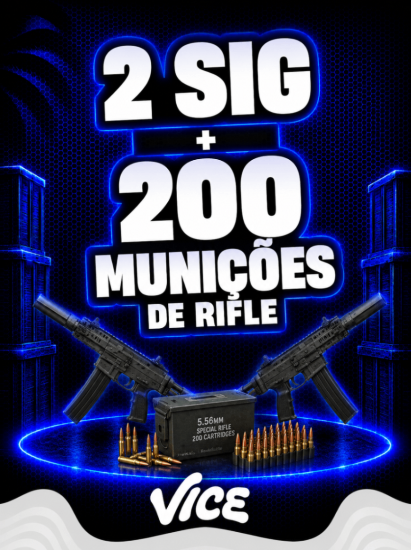 2 SIG + 200 Munições